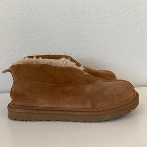 Ugg Tan Shearling Slip On Mocassins